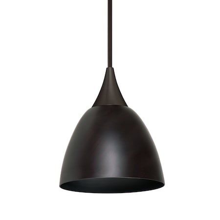 Besa Lighting Divi Cord Pendant, Metal Bronze, Bronze Finish, 1x50W Halogen 1XT-1858MB-BR